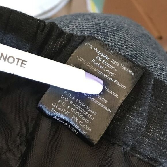 The Group by Babaton Jimmy Pant Trousers in Black Fine Grid NWT Large - Picture 10 of 10